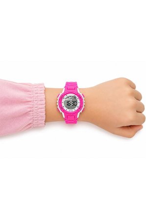 Kız Çocuk Pembe Dijital Spor Silikon Kordon Kol Saati ST-304432
