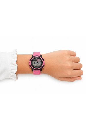 Kız Çocuk Dijital Spor Pembe Silikon Kordon Kol Saati ST-304433