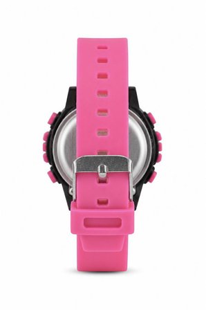 Kız Çocuk Pembe Dijital Kronometreli Silikon Kordon Spor Kol Saati ST-304435