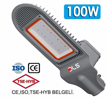 100W Led Yol Sokak Armatür DLS Park Bahçe Çevre Site Bina Dış Mekan Lamba Aydınlatma Ledli Sokak Armatürü