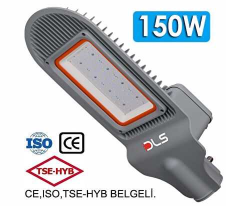 150W Led Yol Sokak Armatür DLS Park Bahçe Çevre Site Bina Dış Mekan Lamba Aydınlatma Ledli Sokak Armatürü