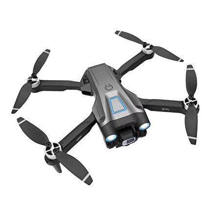 W1 Pro 480p HD Kamera Drone – Katlanabilir, Fırçasız Motor, WiFi, Engel Kaçınma, Optik Konumlama