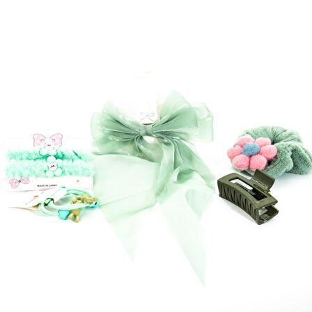 Biem Yeşil Toka Set