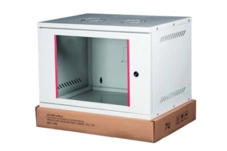 LANDE DEMONTE 19 INCH 07U W540XD400 MM KABINET (RAL 7035)(ON TEK CAM KAPAK)