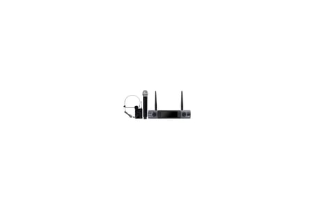 WM-202HT 1 Receiver+ 1 Handheld Mic.+ 1 Lavalier(Yaka)