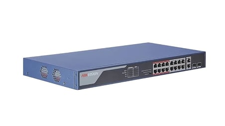 HIKVISION SWITCH POE 10/100 RACK MOUNT 16 PORT DS-3E1318P-EI