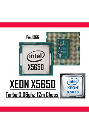 Intel® Xeon X5650 2.66Ghz 12MB Cache LGA1366 Tray İşlemci