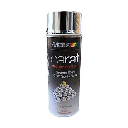 Motip Carat Krom Efekt Gümüş Sprey Boya 400 ml