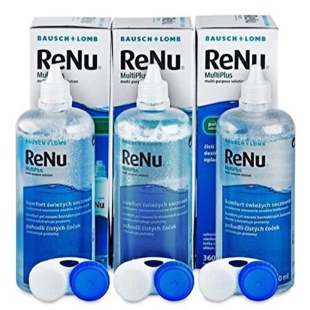 Renu Multiplus Lens Solüsyon 360 ml 3 Lü Set