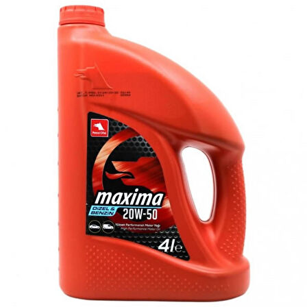 Petrol Ofisi Maxima 20w-50 Benzinli Motor Yağı 4 L