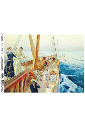 El 35 Avrupada Yaşam Koleksiyonu Pirinç Dekopaj 30x42
