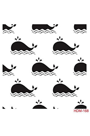Hdm168 Balina Stencil 25x25