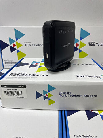 Türk Telekom Zyxel 3313-B10A 300 Mbps 4 Port Siyah Vdsl2 Kablosuz Modem (Kutulu-Yenilenmiş)