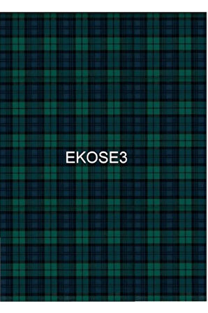 Ekose3 Ekose, Burbery Desen Pirinç Dekopaj 30x42