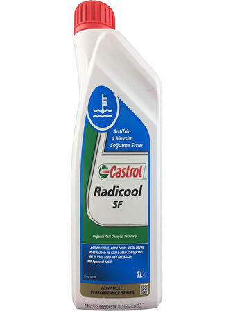 Castrol Radicool SF Konsantre Kırmızı Antifriz 1 Lt