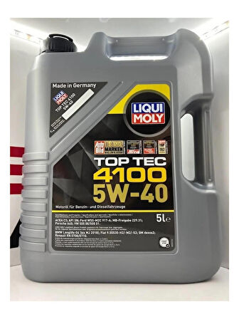 Liqui Moly Top Tec 4100 5w-40 - 5 L (9511)