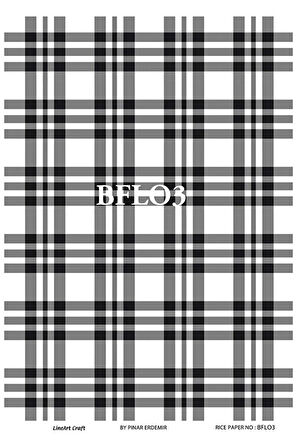 Bflo3 Siyah, Beyaz Buffalo Serisi Pirinç Dekopaj