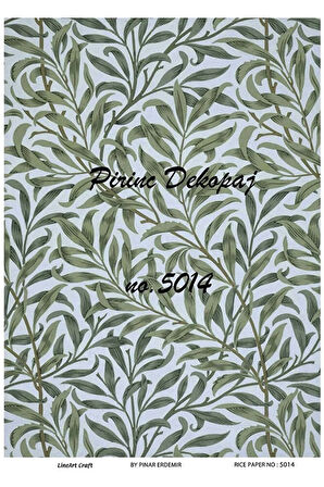 5014 Dal Desen Pirinç Dekopaj 30x42
