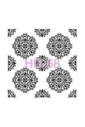 HD68 Damask Desen Stencil 45*45