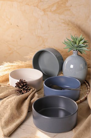 keramika river stackable kase 14 cm 4 adet 324-399-627-950