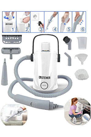 Steiner Alman EasyFix Series Profesyonel Buharlı Temizleyici Buharlı Temizlik Makinesi