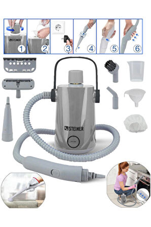 Steiner Alman EasyFix Series Profesyonel Buharlı Temizleyici Buharlı Temizlik Makinesi