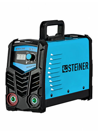Steiner Alman MMA-200 Amper Profesyonel Dijital Göstergeli İnverter Kaynak Makinesi