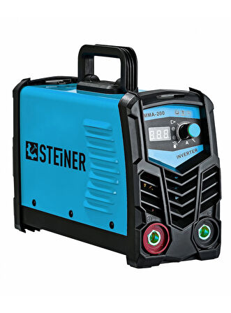 Steiner Alman MMA-200 Amper Profesyonel Dijital Göstergeli İnverter Kaynak Makinesi