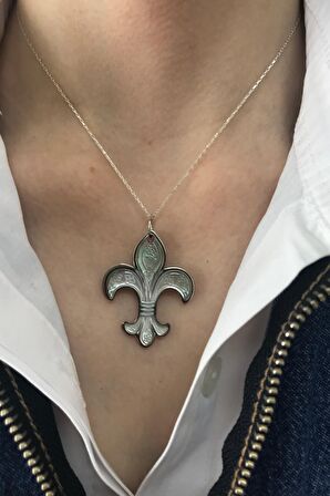 Birinci1926 925 Ayar Gümüş Mother Of Pearl Sedef Kolye