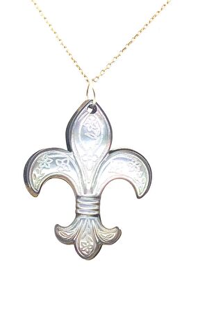 Birinci1926 925 Ayar Gümüş Mother Of Pearl Sedef Kolye
