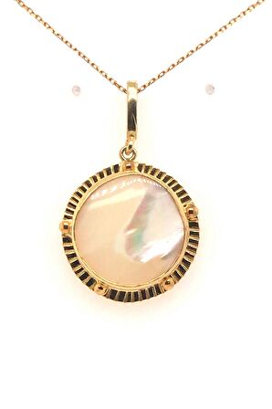 Birinci1926 925 Ayar Gümüş Mother Of Pearl Sedef Kolye