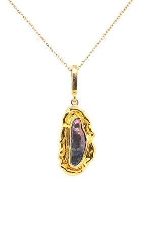 Birinci1926 925 Ayar Gümüş Mother Of Pearl Barok İnci Kolye