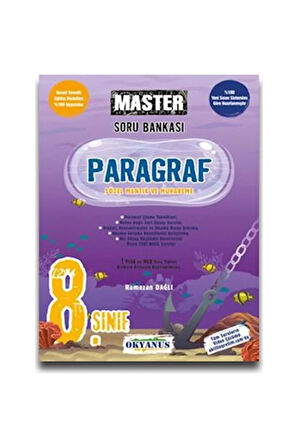 8. Sınıf Lgs Master Paragraf Soru Bankası Kitabı Okyanus Yayıncılık