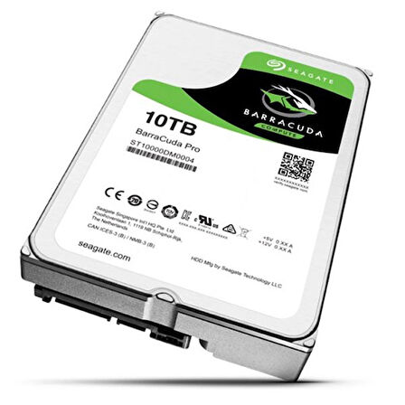 SEAGATE 3.5 BarraCuda Pro Gaming 10TB 7200 RPM 256MB SATA3 PC HDD ST10000DM0004