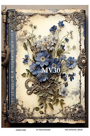 Mavi Serisi MV30 Pirinç Dekopaj 30*42 cm