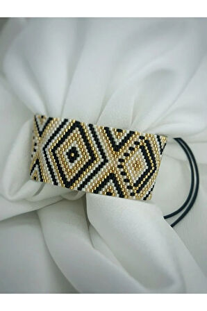 Geometrik Desenli Miyuki Bileklik
