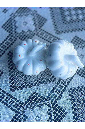 2’li Seramik Kabak Set, Kabak Dekor, Pumpkin