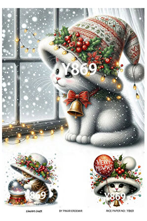 Yeniyıl Serisi Y869 Pirinç Dekopaj 30 * 42 cm