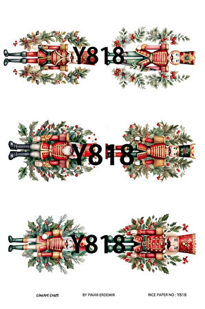 Yeniyıl Serisi Y818 Pirinç Dekopaj 30 * 42 cm