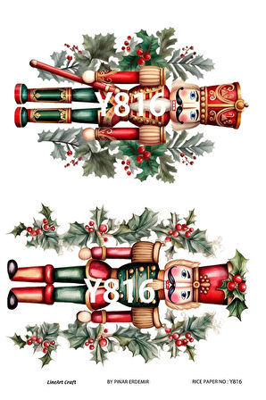 Yeniyıl Serisi Y816 Pirinç Dekopaj 30 * 42 cm