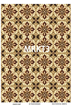 Kakma Serisi MRKT3 Pirinç Dekopaj 30 * 42 cm