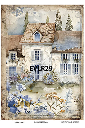 Evler Serisi EVLR29  Pirinç Dekopaj 30 * 42 cm