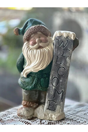 Welcome, Noel Baba, St Claus, Welcome Heykel, Dekoratif, Hediyelik