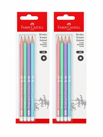 Faber-Castell Şövalye Kurşun Kalem Seti Pastel HB 8 Adet 