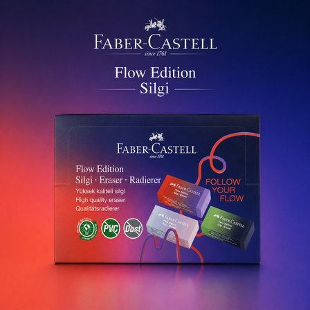 Faber Castell Flow Edition Silgi 3 Adet 