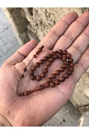 Erkek Kahverengi Bilekboy Model Sistem Püsküllü Orjinal Kuka Tesbih