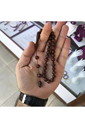 Kahverengi Renk Sistem Püsküllü Orjinal Kuka Tesbih