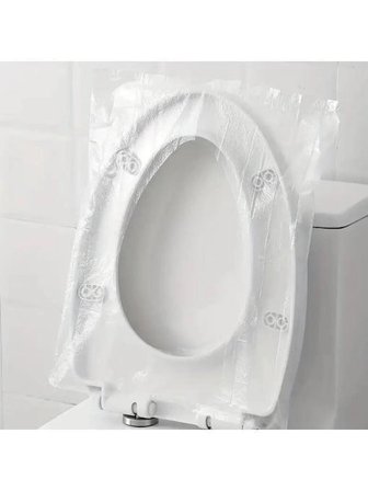 Klozet Kapağı Örtüsü Poşeti - Hijyenik Tek Kullanımlık - 200 Adet