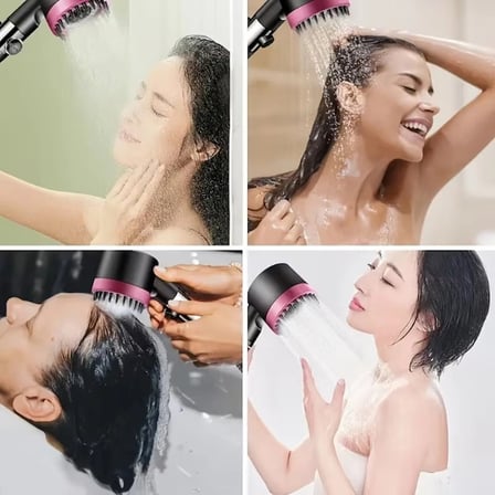Pembe 3 Modlu Filtreli Duş Başlığı