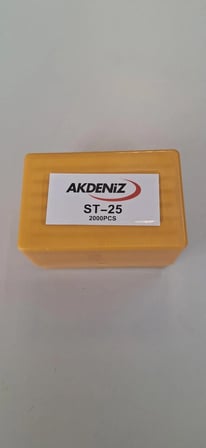 Akdeniz St 25 T Başlı Çelik Çivi 2000 Adet Beton Uygulama İçin Güçlü ve Dayanıklı